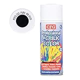 CFG 400 ML D'E'Mail Acrylique Professionnel A' SE'CHAGE Rapide Couleur Noir Brillant SP9005