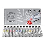 Winsor & Newton Professional Acrylic Colour Assortiment 12X20ml