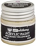 Prima Marketing finnabair Art Alchemy Peinture Acrylique Fluide 1,7 Ounces-Opal Magic yellowith...